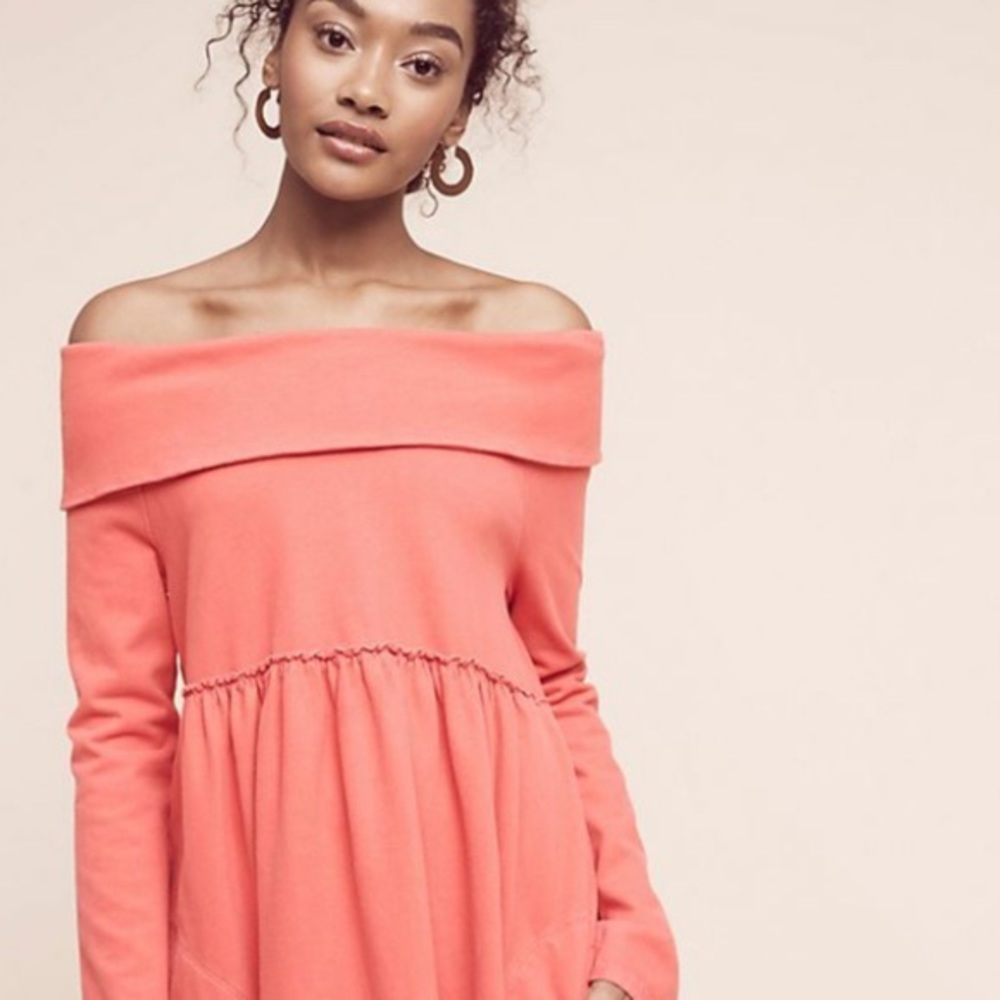 Anthropologie cocoon sweatshirt dress